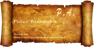 Pulcz Alexandra névjegykártya